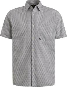 Vanguard Short Sleeve Overhemd Print Blauw