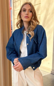 The Musthaves Bomber Jacket Denim