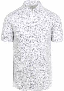 Desoto Short Sleeve Jersey Overhemd Print Wit