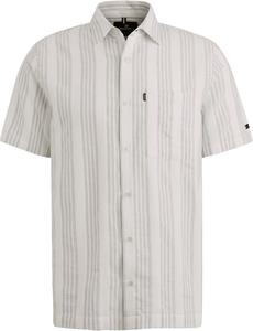 Vanguard Short Sleeve Overhemd Dobby Streep Groen