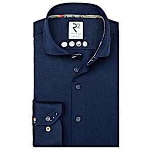 R2 Amsterdam R2 overhemd 128-wsp-001 navy