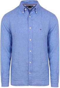 Tommy Hilfiger Overhemd Linnen Blauw