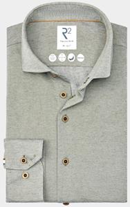 R2 Amsterdam Casual hemd lange mouw linen cotton knitted 128.wsp.019/070