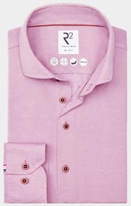 R2 Amsterdam Casual hemd lange mouw linen cotton knitted 128.wsp.019/087