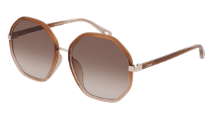 CHLOE CH0133SA Vrouwen Zonnebril, Brown gradient