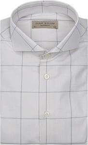 John Miller Overhemd Check Beige