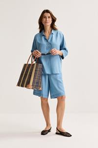 Mayerline Soepele Denim Short In Lyocell