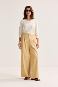 Améline Wijde Broek Met Bandplooien
