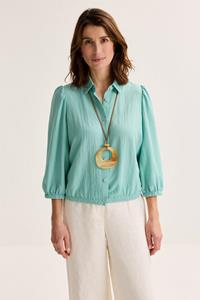 Mayerline Crinkle Hemdblouse Op Elastiek