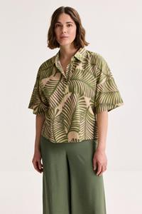 Améline Katoenen Poloblouse Met Palmprint