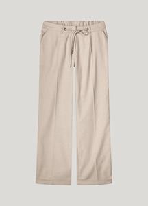 Summum trousers linen blend twill 4s2781-12157 702 pebble beige