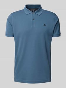 Lerros Shirt met korte mouwen met logoborduursel op borsthoogte