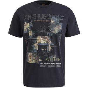 PME Legend Jersey T-Shirt Logo Navy