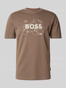 Boss T-shirt Logo Bruin