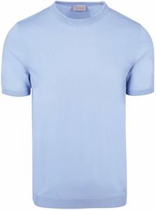 Suitable Knitted T-shirt Wap Lichtblauw