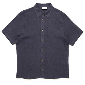 Mazine  Shortsleeve Linen Shirt - Overhemd, grijs