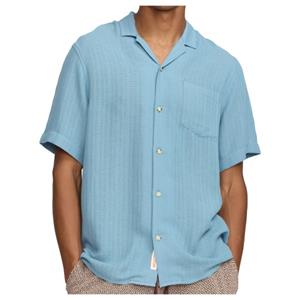 Revolution  Short-Sleeved Cuban Shirt - Overhemd, turkoois