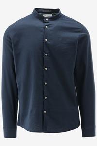 No Excess Shirt granddad solid with linen night