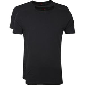 Levi's T-shirt Levis T-shirt Ronde Hals Zwart 2Pack