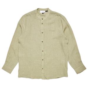 Mazine  Stand Collar Linen Shirt - Overhemd, beige