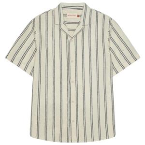 Revolution  Short-Sleeved Cuban Cotton Linen Shirt - Overhemd, beige