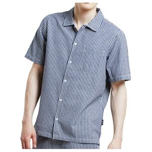 Dedicated  Shirt Brantevik Work Stripe - Overhemd, grijs