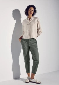 Street One Zachte keperstof chino
