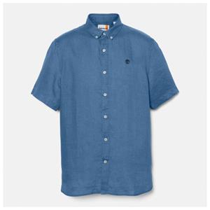 Timberland  Mill Brook Linen Short Sleeve Shirt - Overhemd, wit/blauw