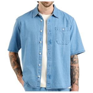 Dedicated  Shirt Skalhamn Denim - Overhemd, blauw