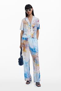 Desigual Broek met schelpen - BLUE
