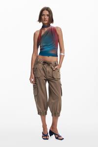 Desigual Cargo capribroek - BLACK