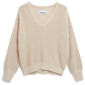 ARMEDANGELS  Women's Rabeaa Crochet Lino - Trui, beige