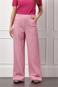 Studio Anneloes lexie tweed trousers 12570 5211 cherise/offwhite