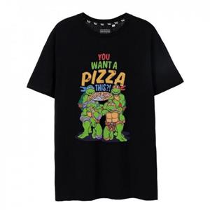 Teenage Mutant Ninja Turtles Heren Je Wilt Een Pizza Dit T-shirt L zwart