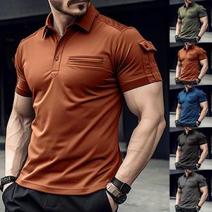 Niubiplus Charmant Herenoverhemd Superlicht Korte Mouw Casual Herenkleding L
