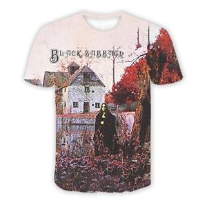 ETST WENDY 005 Casual O-hals korte mouw 3D-print BLACK SABBATHE Rock-patroon T-shirt voor mannen en vrouwen Kleding Top Hip Hop Zomer T-shirt S
