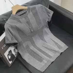 VantaGoods Heren Zomer Slim Fit Korte Mouw Sweater T-shirt, 2023 Casual Fashion Top S