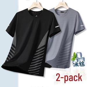 VantaGoods Heren Sneldrogend Mesh T-shirt met Korte Mouwen - Zomer 2024, Losse Pasvorm, Lichtgewicht Sport- en Casualkleding M (recommended for 35-45 kg)