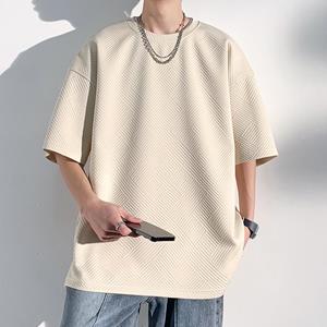 VantaGoods 2023 Zomer Hong Kong Stijl Heren Zwaargewicht Half Mouw T-shirt, Grote Maat 2XL