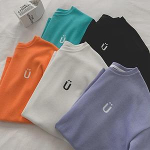 StrideBox 2021 Hong Kong Style Loose Short Sleeve Men's T-shirt - Trendy, Casual, and Ideal for Summer