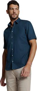 No Excess Shirt short sleeve solid with linen night