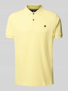 Lerros Shirt met korte mouwen met logoborduursel op borsthoogte