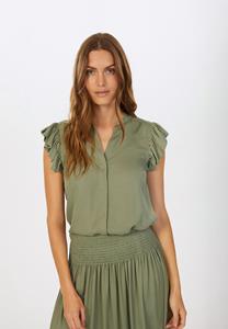 MARC AUREL Bluse aus lässigem Satin