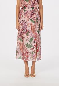 MARC AUREL Rock im Floral-Print