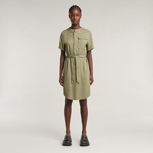 G-Star RAW Jurk Belted - Groen - Dames