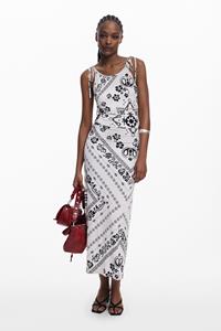 Desigual Bandana-jurk met bandjes - WHITE