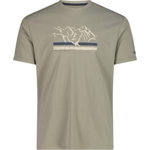 CMP Heren Print functioneel T-shirt