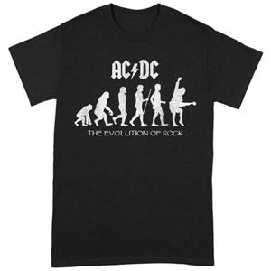 AC/DC unisex volwassene de evolutie van rock T-shirt XL