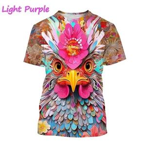 Chengyu Grappige Animl 3d Gedrukt Heren Dames Kinderstraat Casual T-shirt Schattig Kunstpatroon Ademend Dunne Sport Tops T-shirts XL