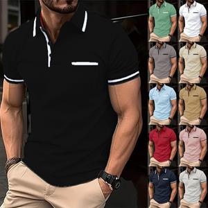 Niubiplus Charmant Herenoverhemd Superlicht Korte Mouw Casual Herenkleding L beige
